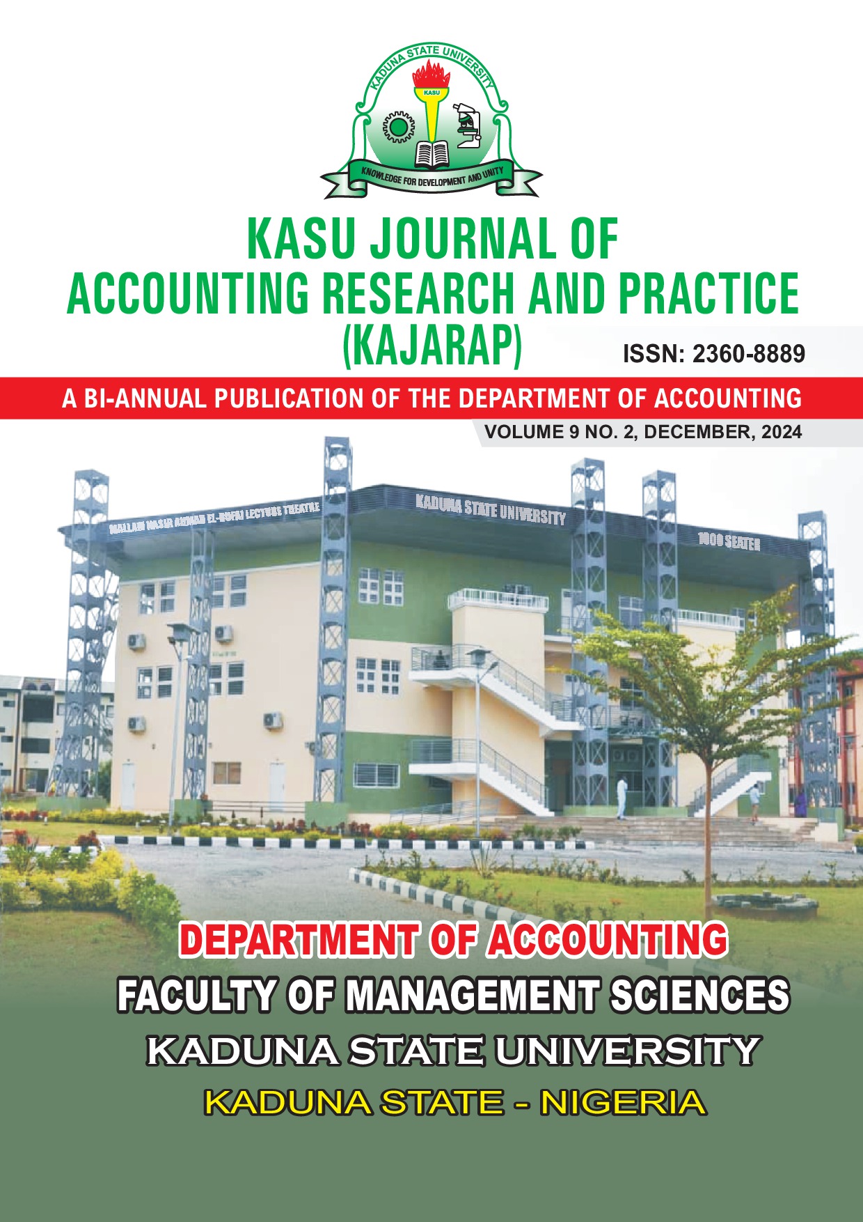 KASU Journal of Accounting Research and Practice
